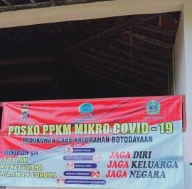 Posko PPKM Padukuhan Cabe